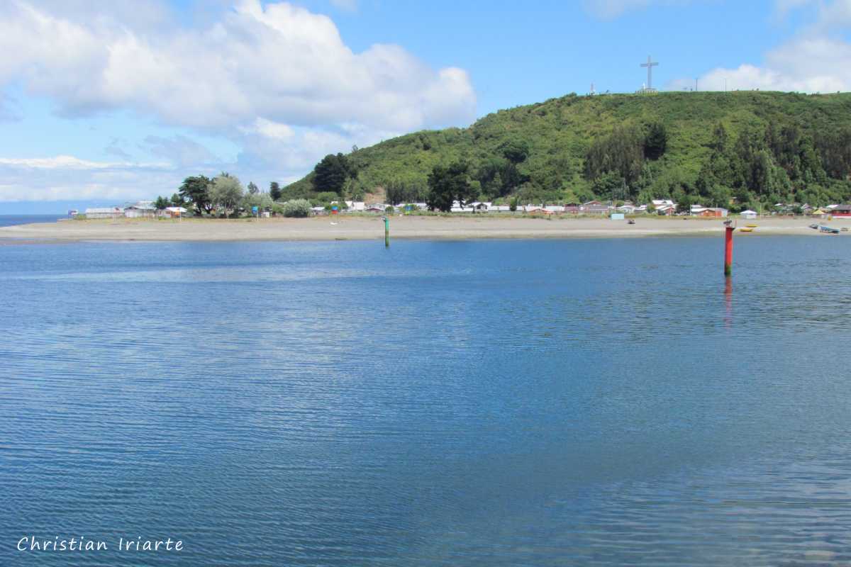 View of Tenglo Island from Puerto Montt