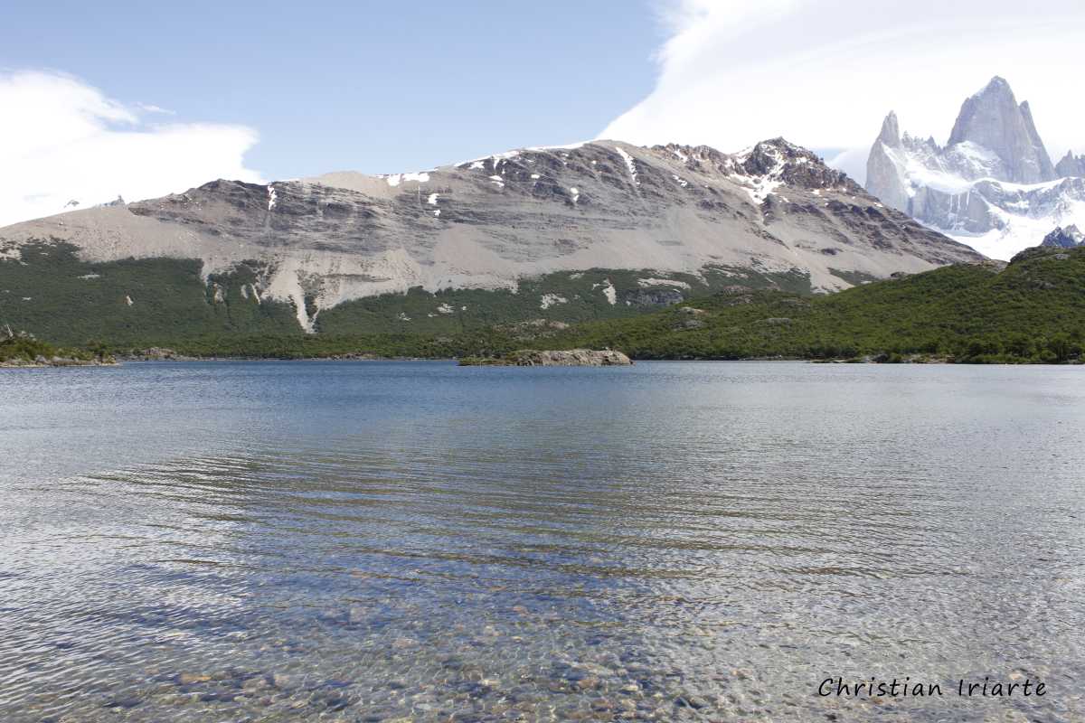 Image: Laguna Capri with Mount Fitz Roy in the background